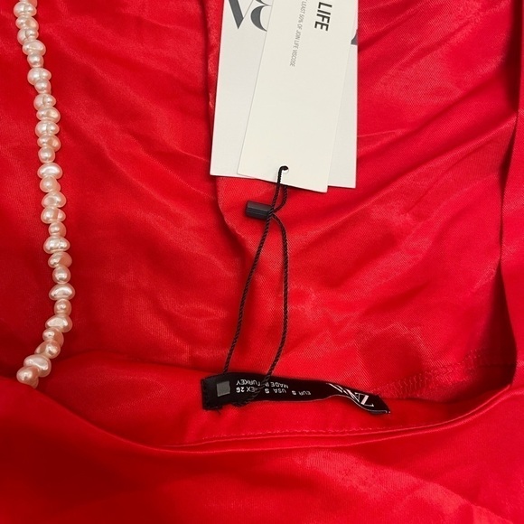 Zara Asymmetrical Pear Detail Top - Picture 10 of 11